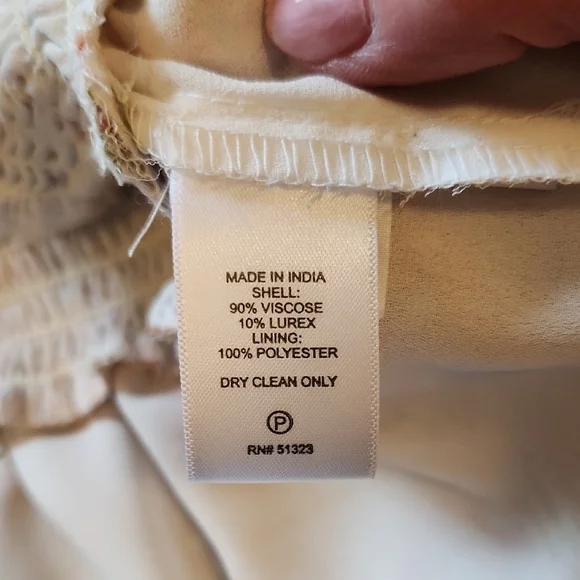 Parker Pink and Cream Floral Ruffle Blouse - Picture 3 of 7